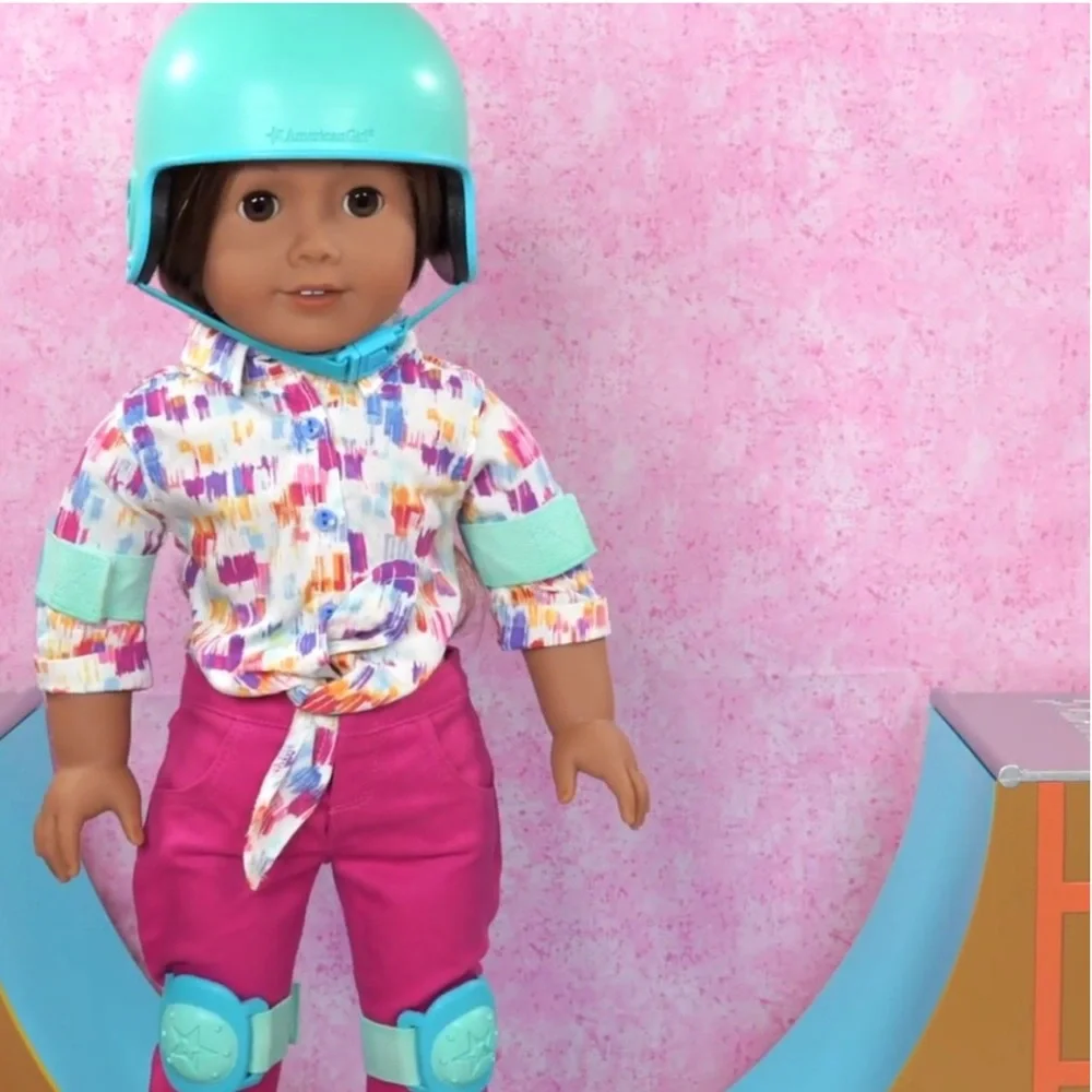 American Girl Skate Park Play Set Dolls Skateboard Sealed Box Gift